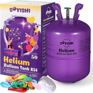 Helium Tank for Balloons at Home 13L Premium Helium Gas Tank Pump Kit 99.99% Pure Helium Gas ﻿
