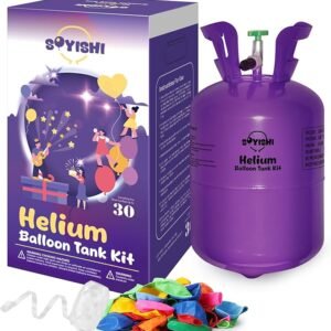 Helium Tank for Balloons at Home 7L Helium Balloon Pump Kit