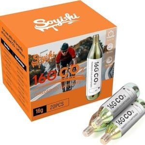 20 x 16g Threaded CO2 Cartridges for Mountain Bikes and Road