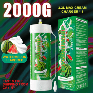 3.3L Whipped Cream Charger 99.9%-Purity N2O Watermelon Flavor